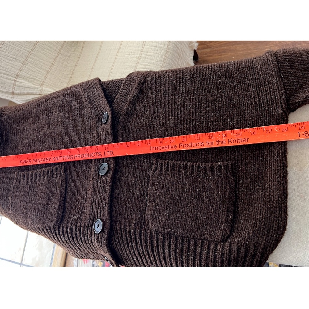 Babaa Dark Brown Women's Cardigan - Picture 10 of 12